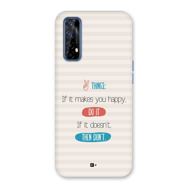 Think Then Back Case for Realme Narzo 20 Pro