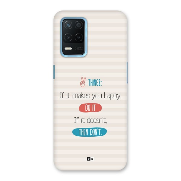 Think Then Back Case for Realme Narzo 30 5G