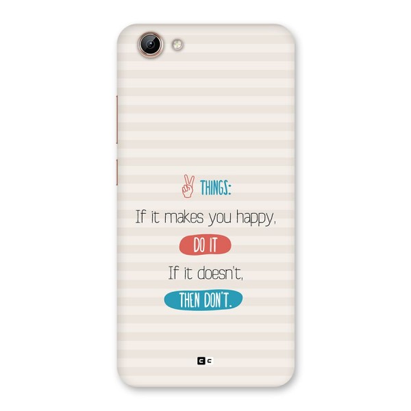 Think Then Back Case for Vivo Y71i