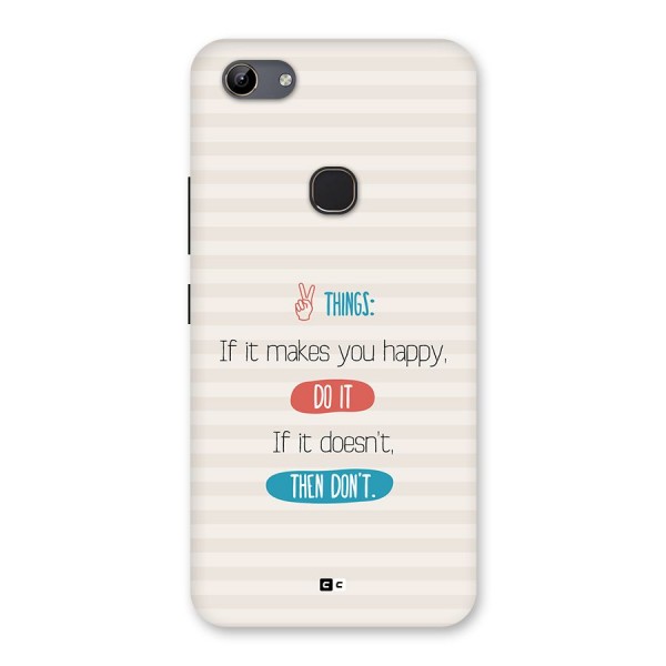 Think Then Back Case for Vivo Y81