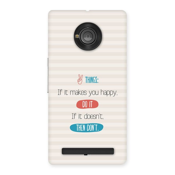 Think Then Back Case for Yuphoria