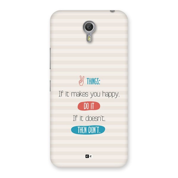 Think Then Back Case for Zuk Z1