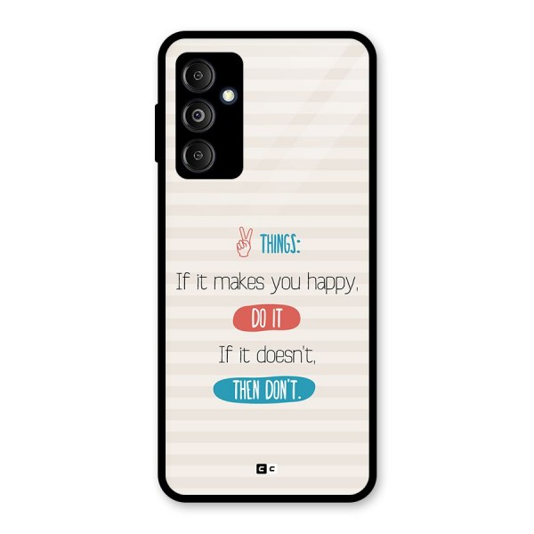 Think Then Glass Back Case for Galaxy M14 5G