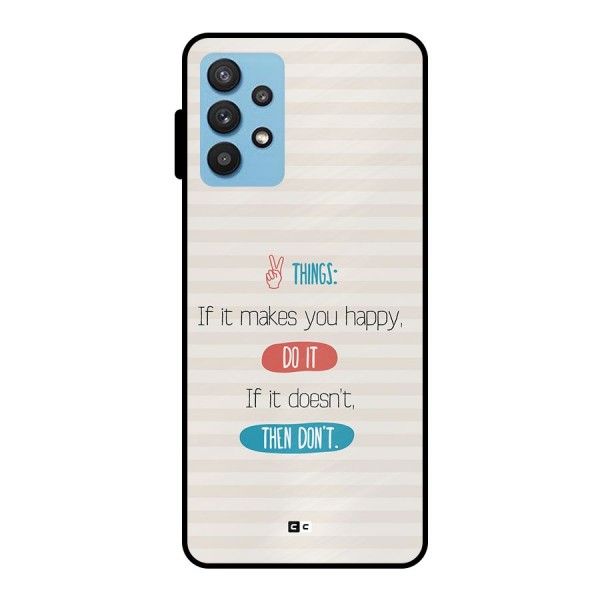 Think Then Metal Back Case for Galaxy M32 5G