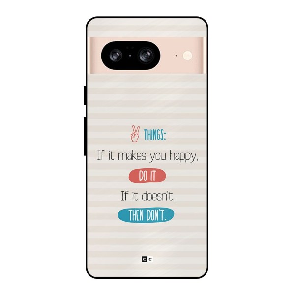 Think Then Metal Back Case for Google Pixel 8