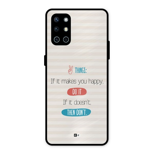 Think Then Metal Back Case for OnePlus 9R