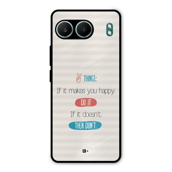 Think Then Metal Back Case for OnePlus Nord 4