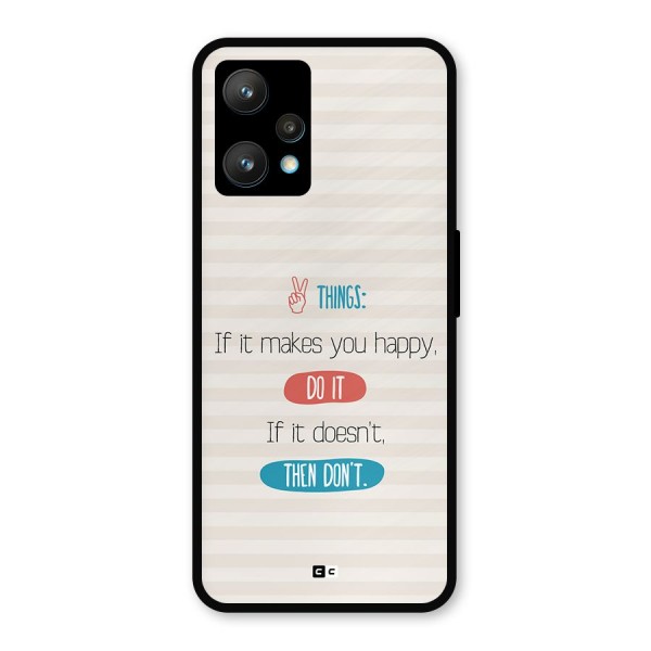 Think Then Metal Back Case for Realme 9 Pro Plus 5G