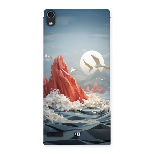 Three Dimension Sea Back Case for Ascend P6