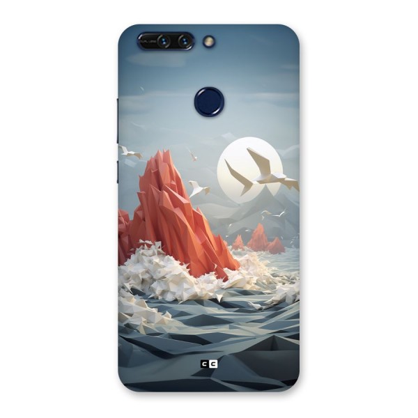Three Dimension Sea Back Case for Honor 8 Pro