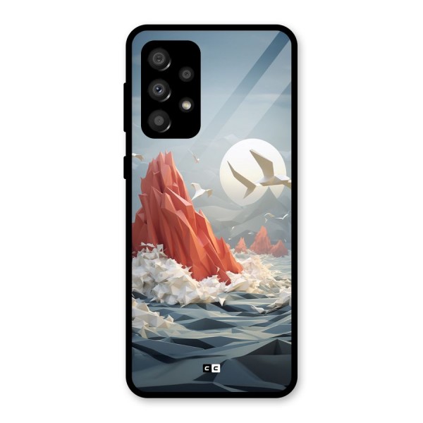 Three Dimension Sea Glass Back Case for Galaxy A32