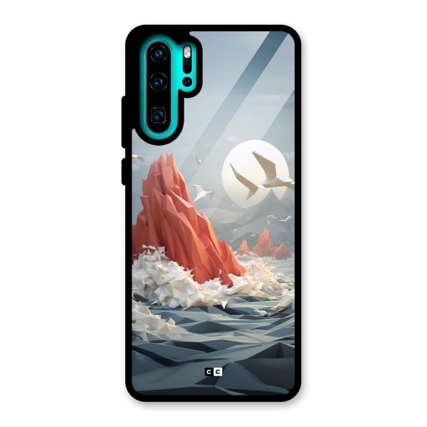 Three Dimension Sea Glass Back Case for Huawei P30 Pro