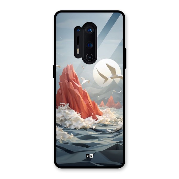 Three Dimension Sea Glass Back Case for OnePlus 8 Pro