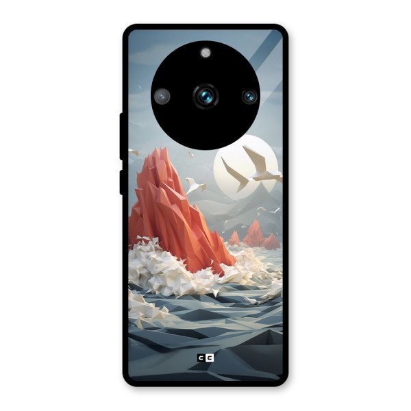 Three Dimension Sea Glass Back Case for Realme 11 Pro