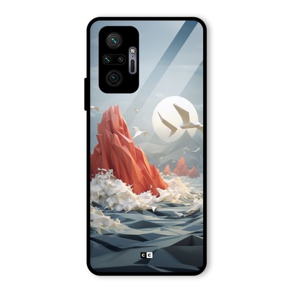 Three Dimension Sea Glass Back Case for Redmi Note 10 Pro Max