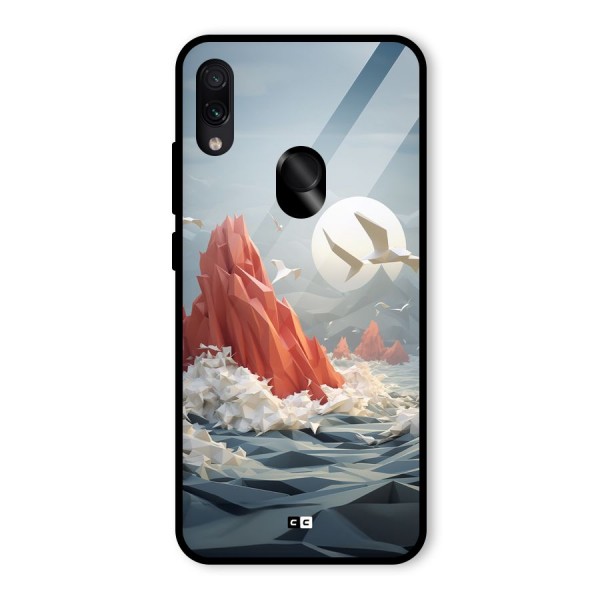 Three Dimension Sea Glass Back Case for Redmi Note 7S