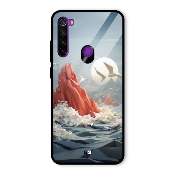 Three Dimension Sea Glass Back Case for Redmi Note 8