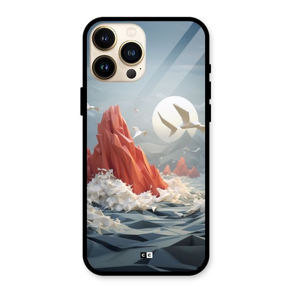 Three Dimension Sea Glass Back Case for iPhone 13 Pro Max