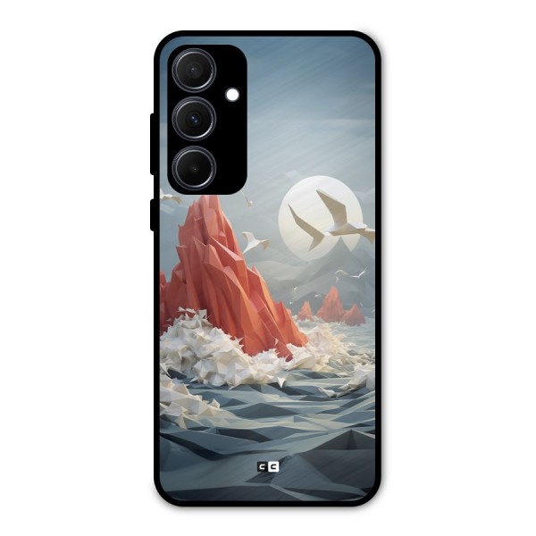 Three Dimension Sea Metal Back Case for Galaxy A35