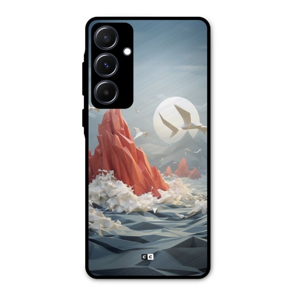 Three Dimension Sea Metal Back Case for Galaxy A55