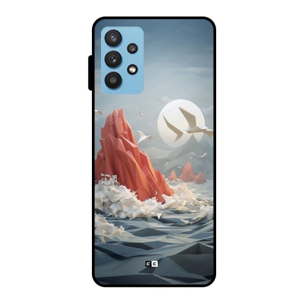 Three Dimension Sea Metal Back Case for Galaxy M32 5G