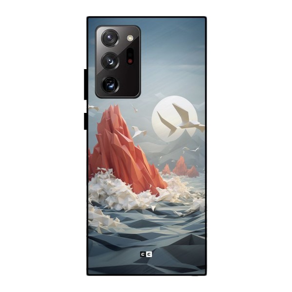 Three Dimension Sea Metal Back Case for Galaxy Note 20 Ultra