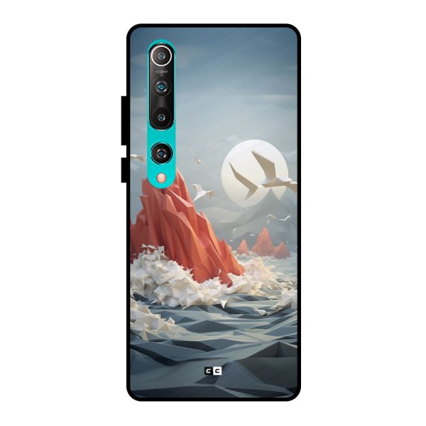 Three Dimension Sea Metal Back Case for Mi 10