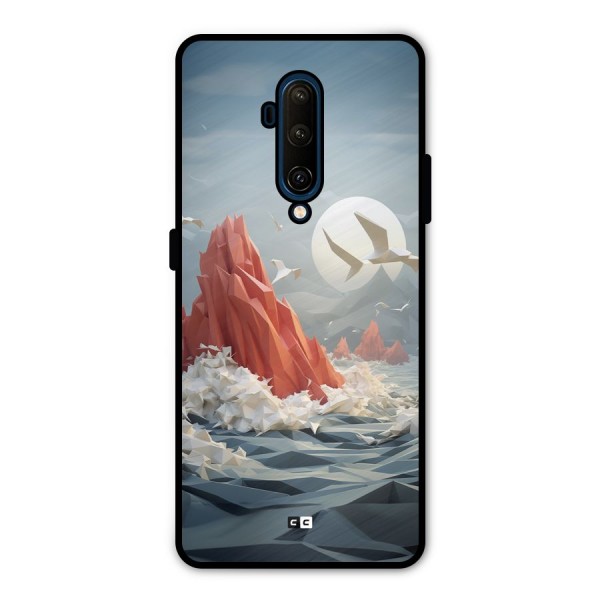 Three Dimension Sea Metal Back Case for OnePlus 7T Pro