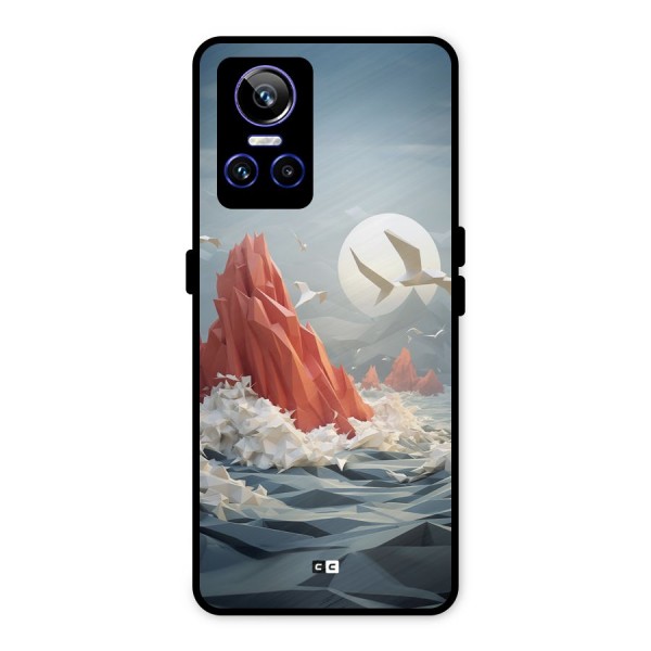 Three Dimension Sea Metal Back Case for Realme GT Neo 3