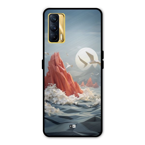 Three Dimension Sea Metal Back Case for Realme X7