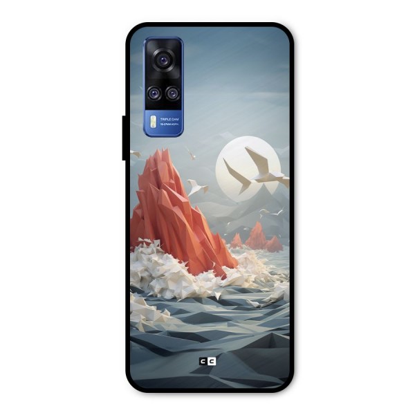 Three Dimension Sea Metal Back Case for Vivo Y51A