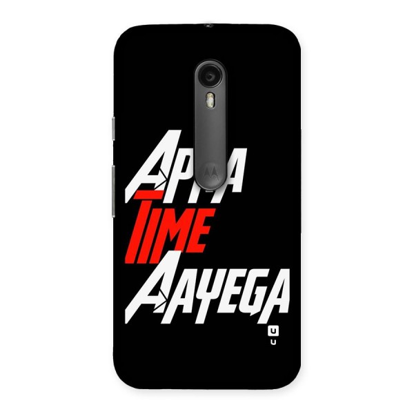 Time Aayega Back Case for Moto G Turbo