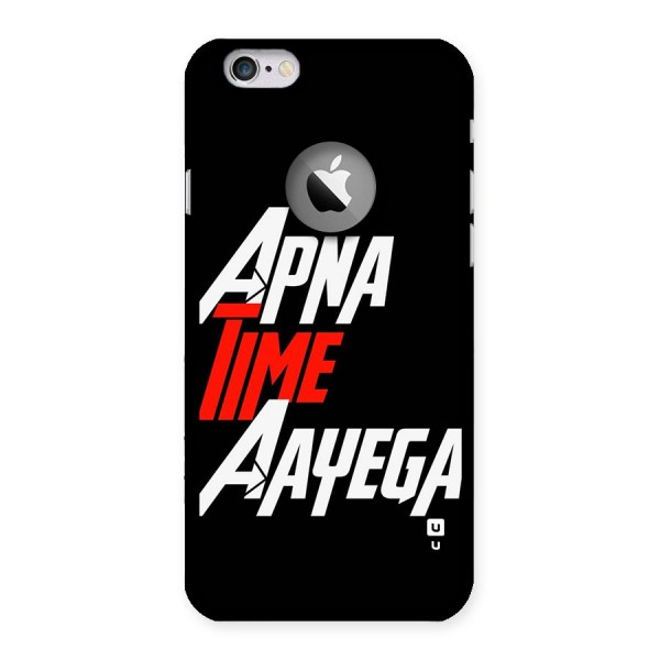 Time Aayega Back Case for iPhone 6 Logo Cut