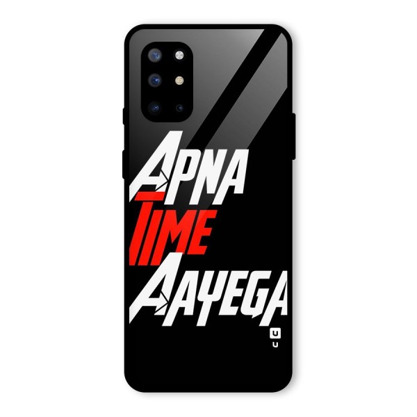 Time Aayega Glass Back Case for OnePlus 8T