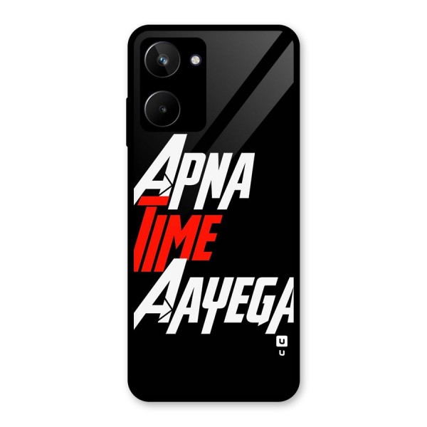 Time Aayega Glass Back Case for Realme 10