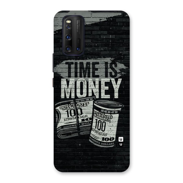 Time Is Money Glass Back Case for Vivo iQOO 3