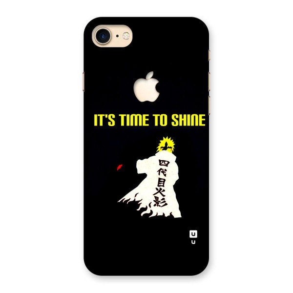 Time To Shine Back Case for iPhone 7 Apple Cut