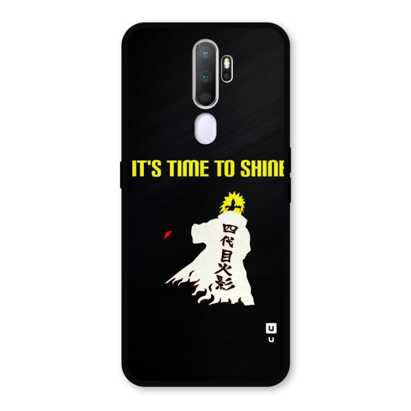 Time To Shine Metal Back Case for Oppo A5 (2020)