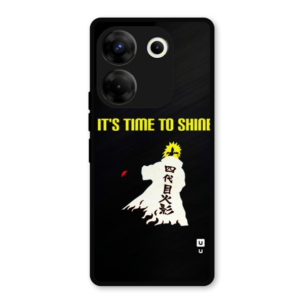 Time To Shine Metal Back Case for Tecno Camon 20