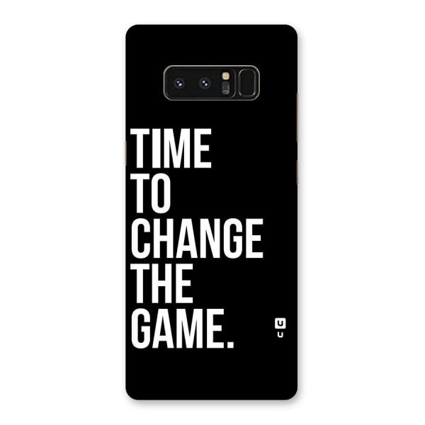 Time to Change the Game Back Case for Galaxy Note 8