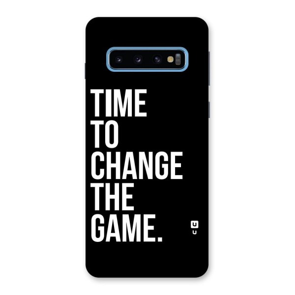 Time to Change the Game Back Case for Galaxy S10