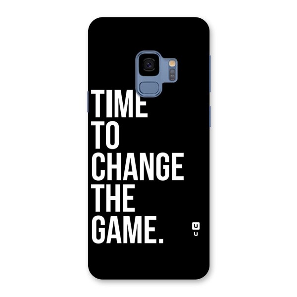 Time to Change the Game Back Case for Galaxy S9