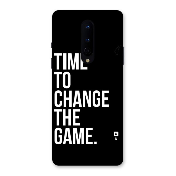 Time to Change the Game Back Case for OnePlus 8