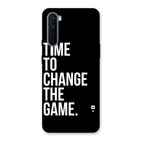 Time to Change the Game Back Case for OnePlus Nord