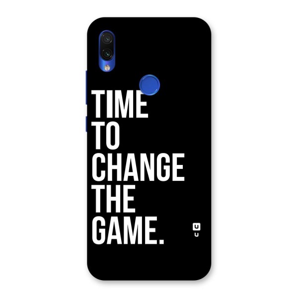 Time to Change the Game Back Case for Redmi Note 7S