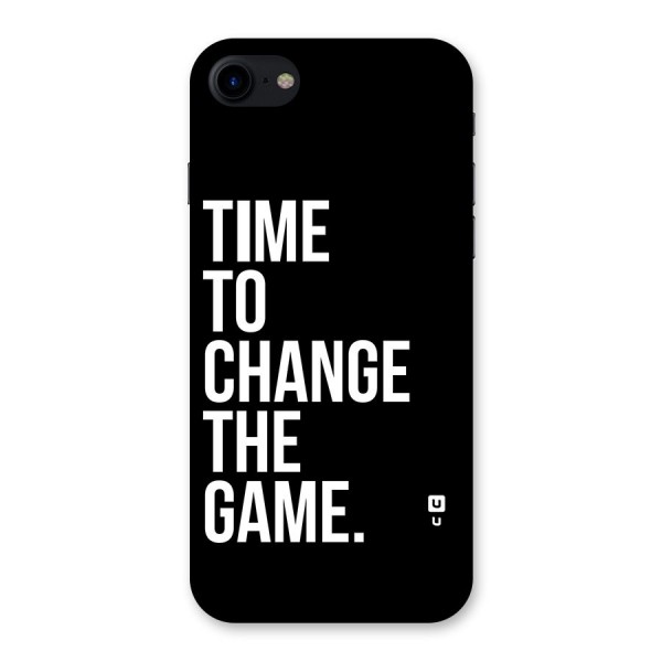 Time to Change the Game Back Case for iPhone SE 2020