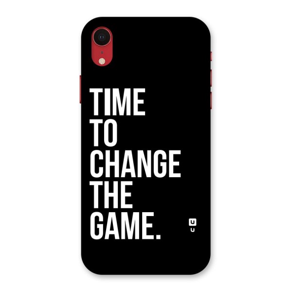 Time to Change the Game Back Case for iPhone XR