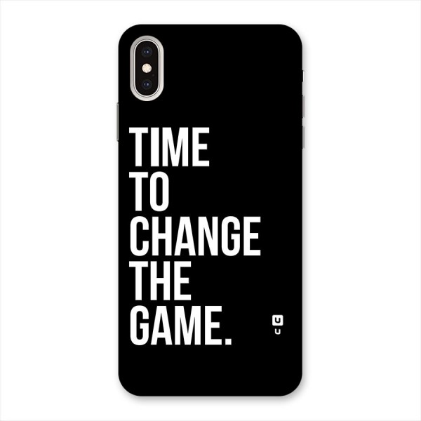 Time to Change the Game Back Case for iPhone XS Max