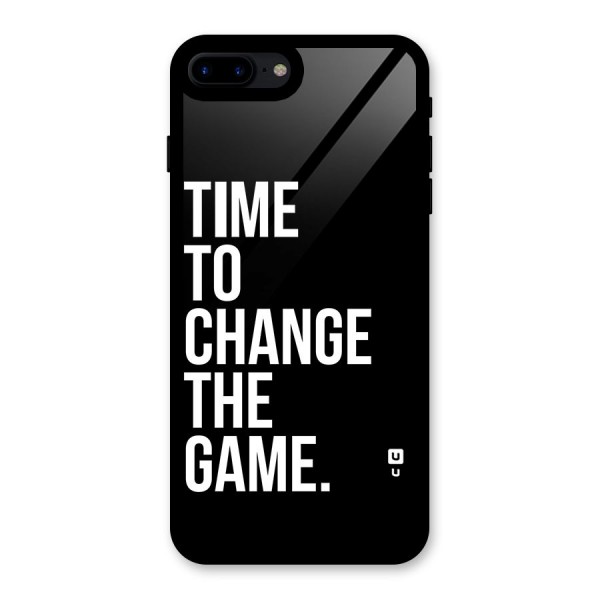 Time to Change the Game Glass Back Case for iPhone 7 Plus