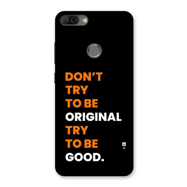 To Be Good Back Case for Infinix Hot 6 Pro